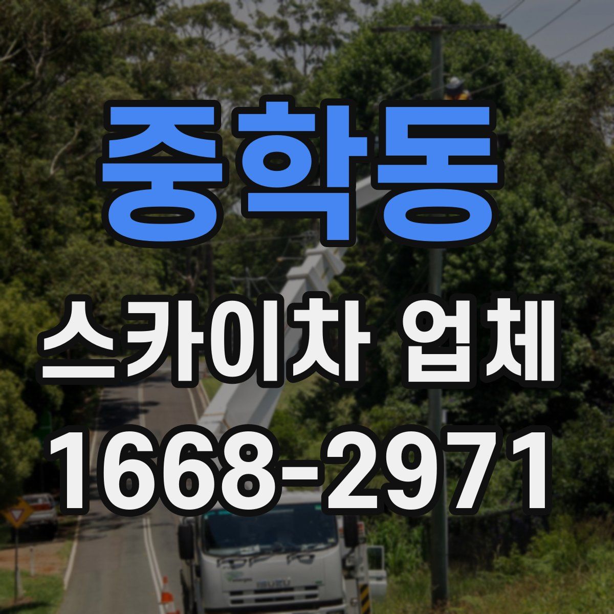 중학동 스카이차 업체