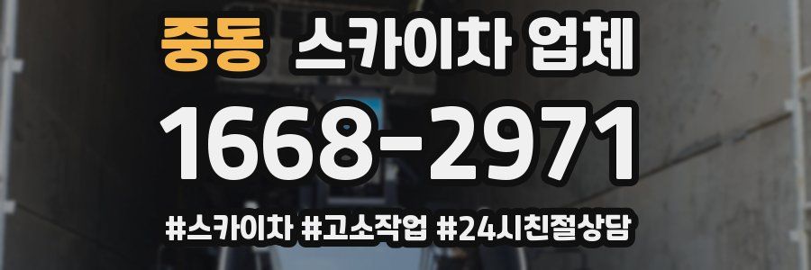 중동 스카이차 업체
