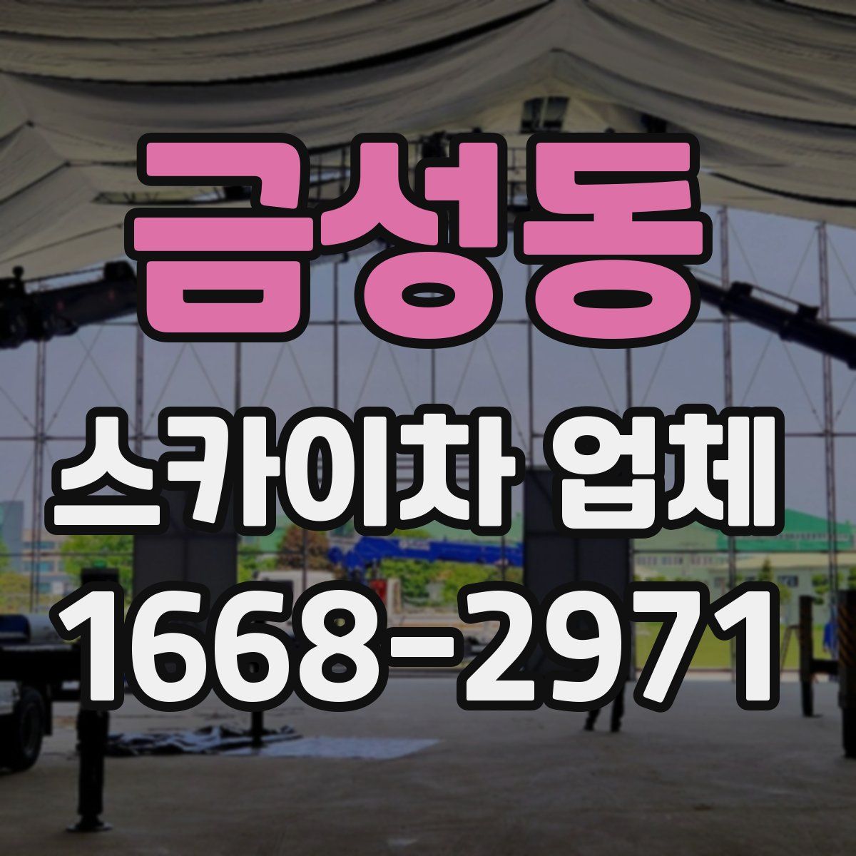 금성동 스카이차 업체