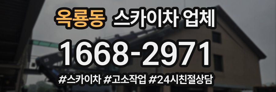 옥룡동 스카이차 업체