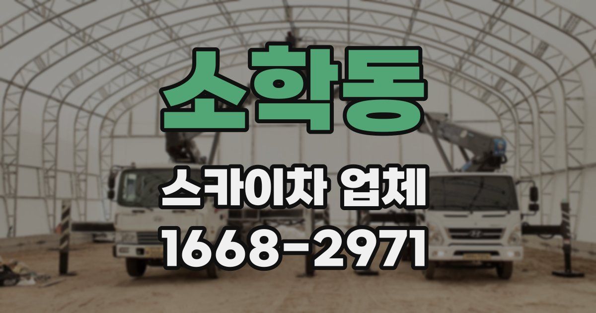 소학동 스카이차 업체