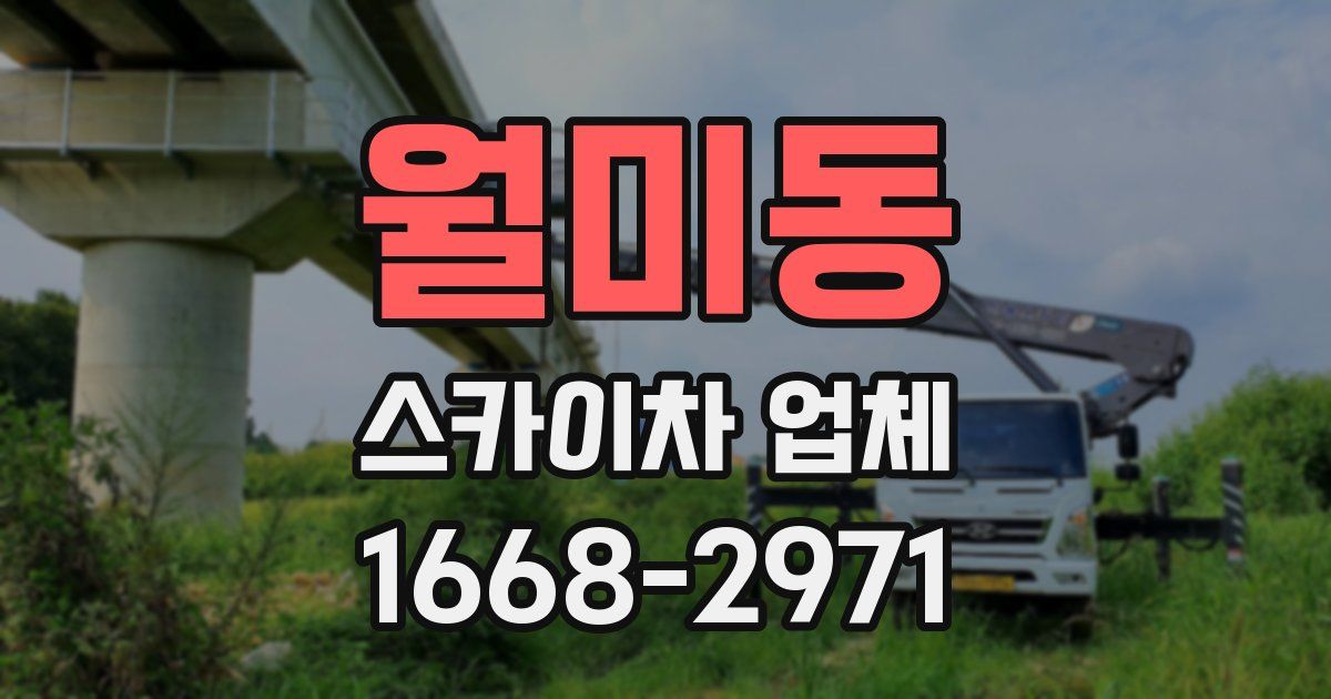 월미동 스카이차 업체