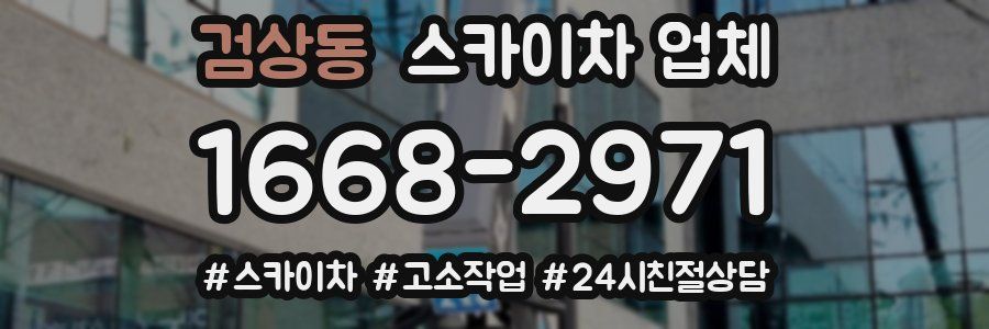 검상동 스카이차 업체
