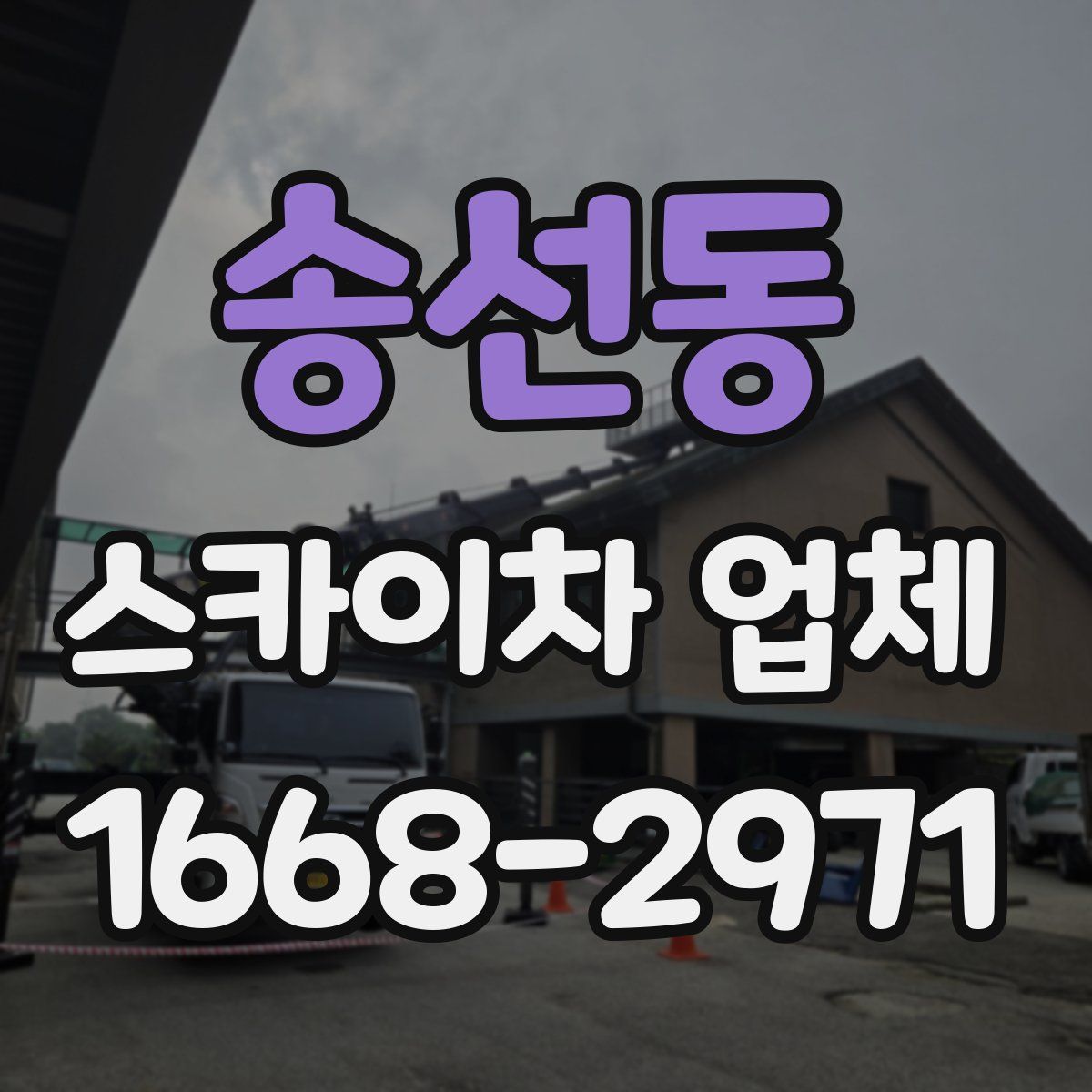 송선동 스카이차 업체