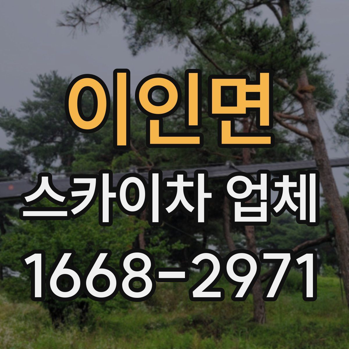 이인면 스카이차 업체