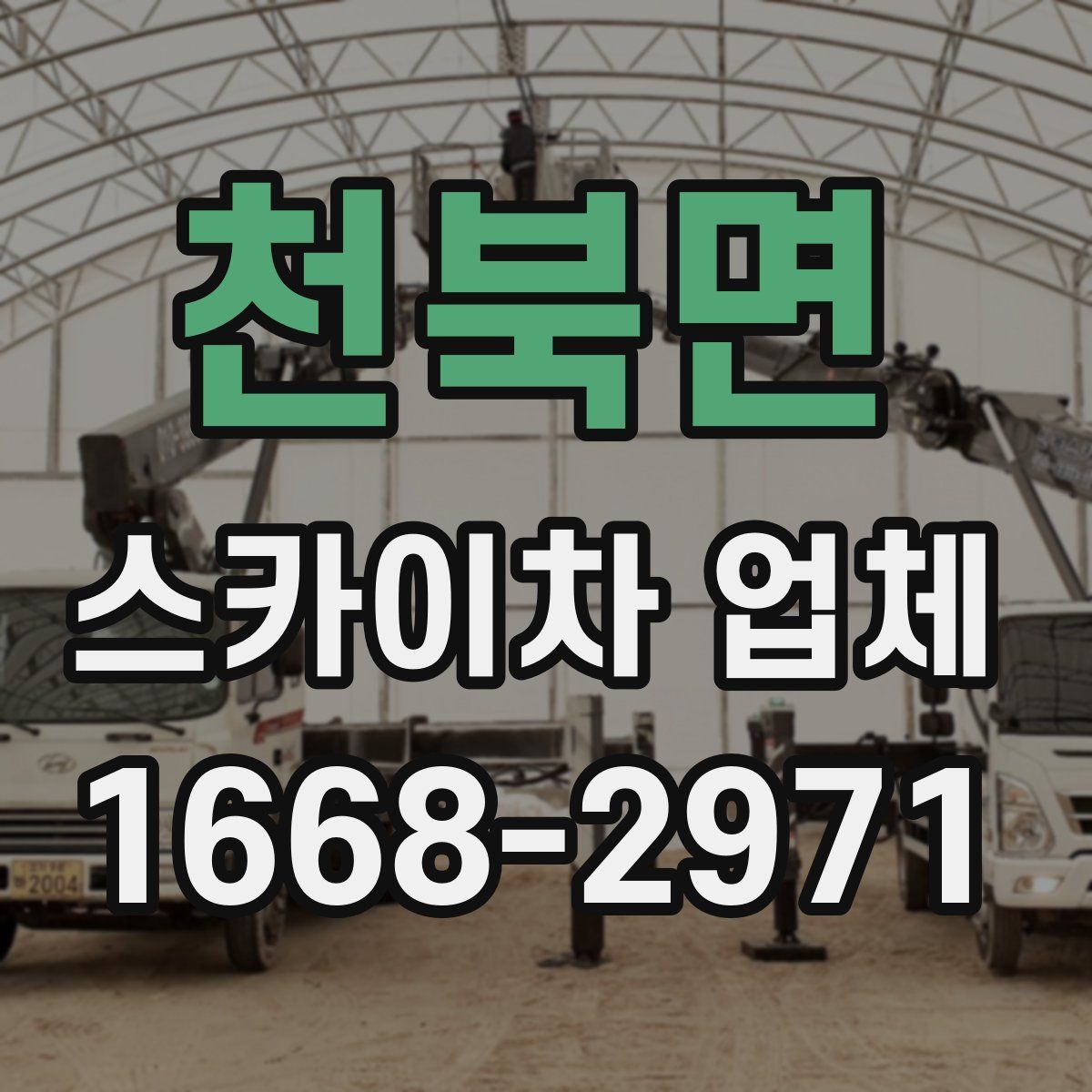 천북면 스카이차 업체
