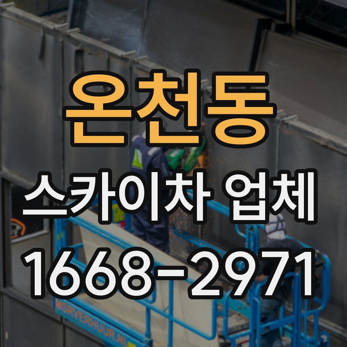온천동 스카이차 업체
