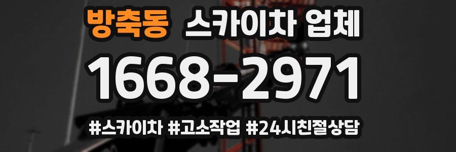 방축동 스카이차 업체