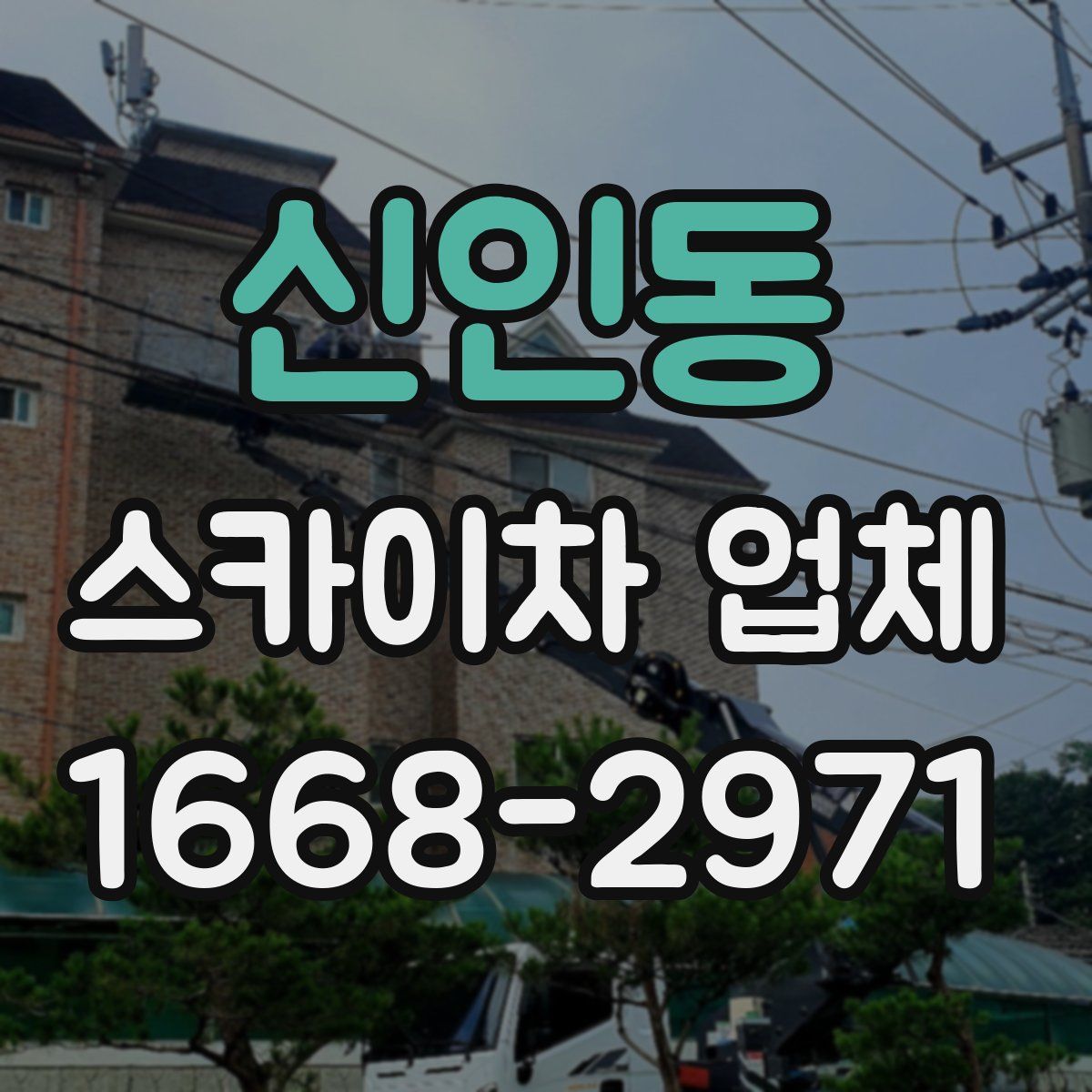 신인동 스카이차 업체