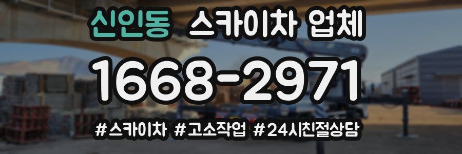 신인동 스카이차 업체