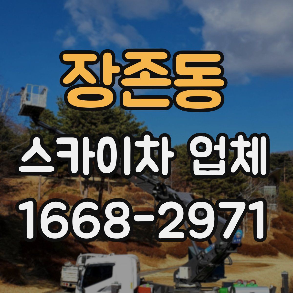 장존동 스카이차 업체
