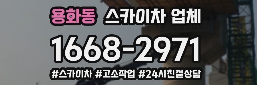 용화동 스카이차 업체