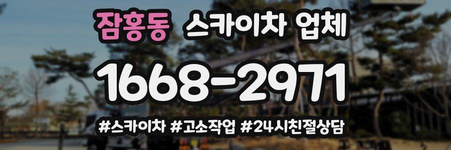 잠홍동 스카이차 업체