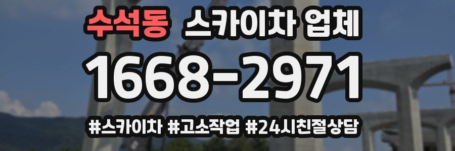 수석동 스카이차 업체