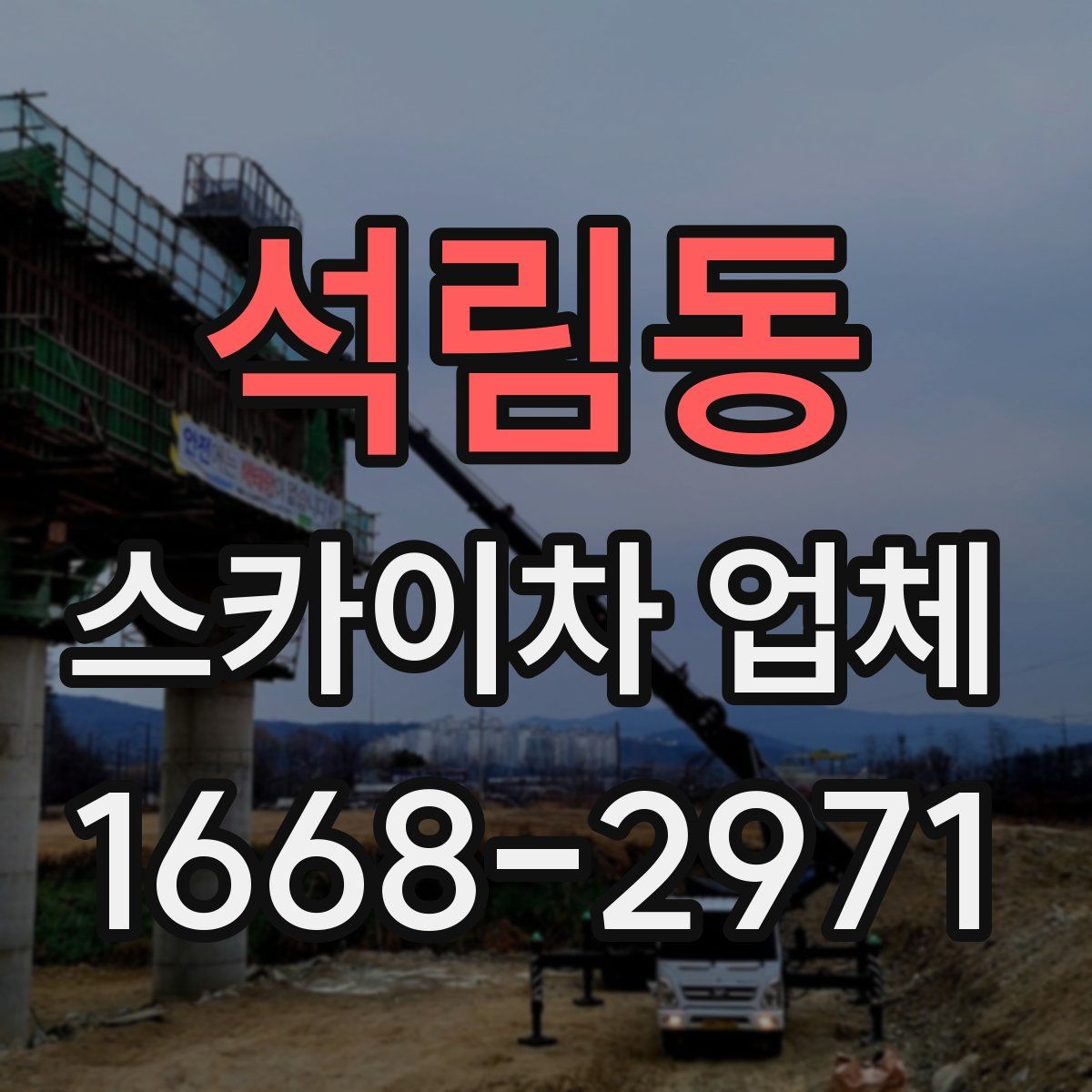 석림동 스카이차 업체