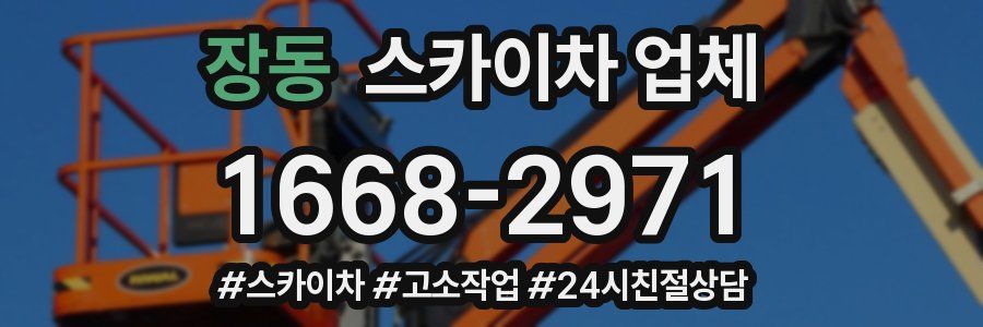 장동 스카이차 업체