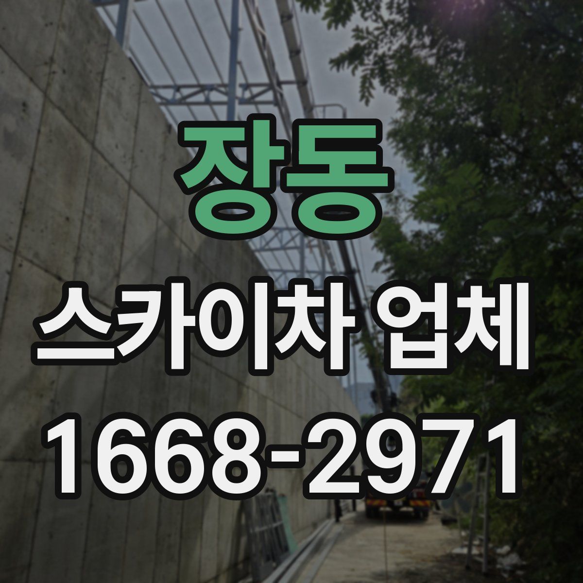 장동 스카이차 업체