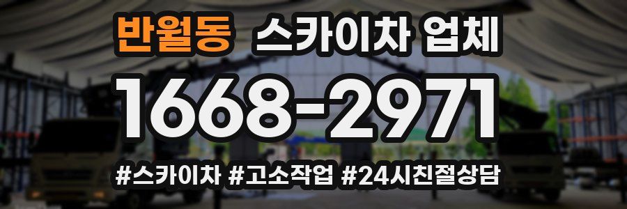반월동 스카이차 업체