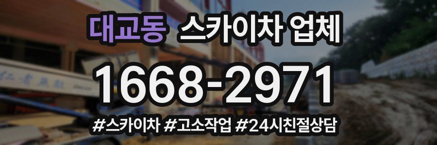 대교동 스카이차 업체