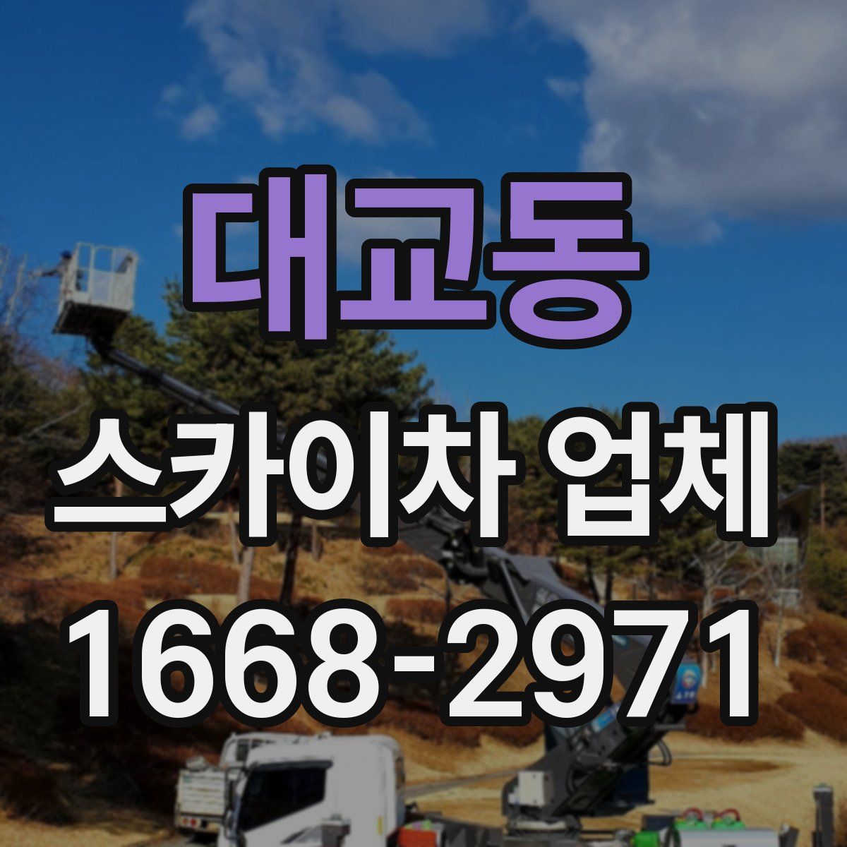 대교동 스카이차 업체