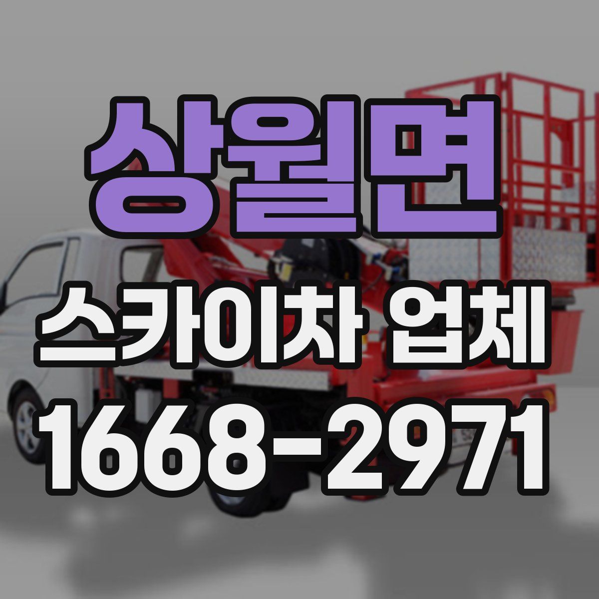 상월면 스카이차 업체
