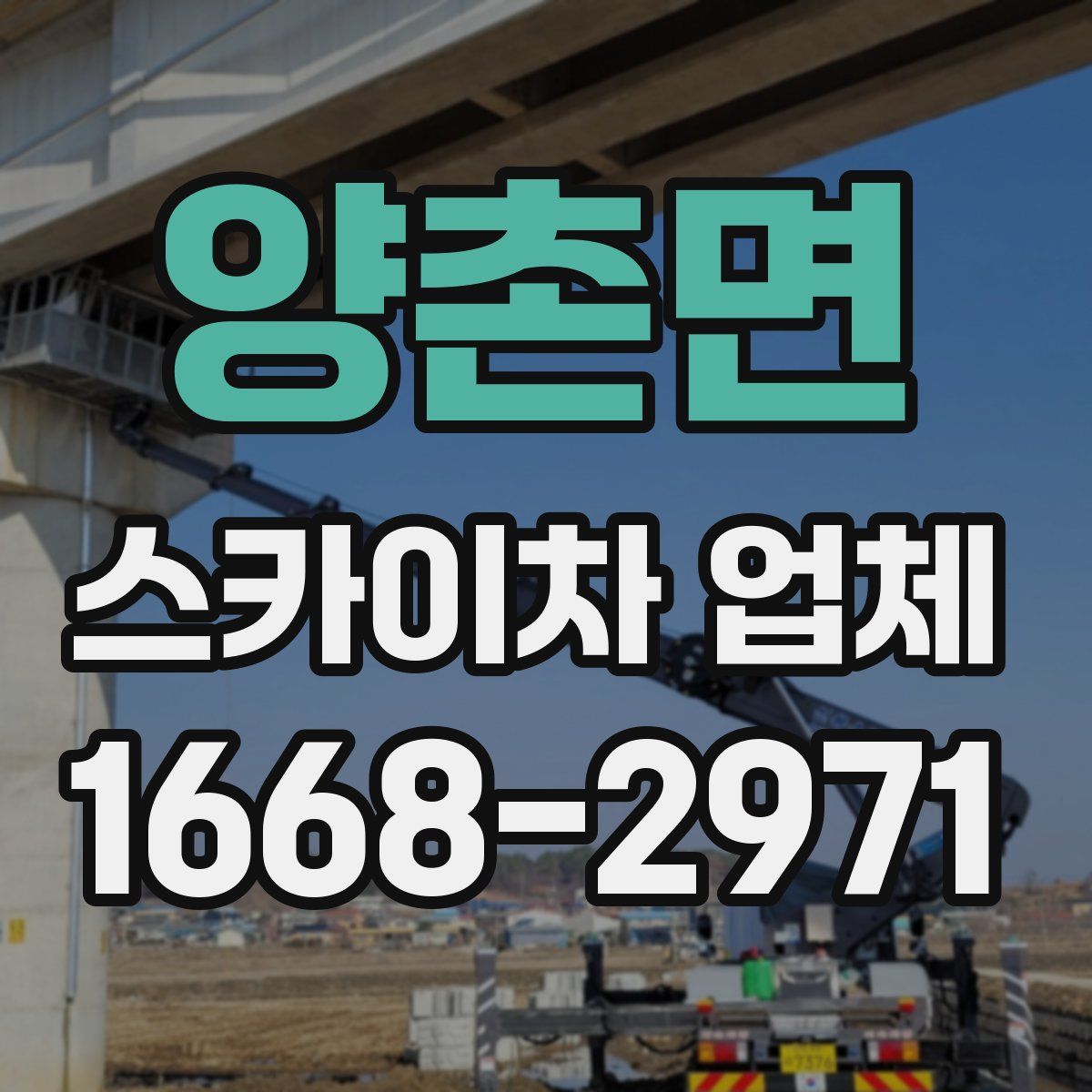 양촌면 스카이차 업체
