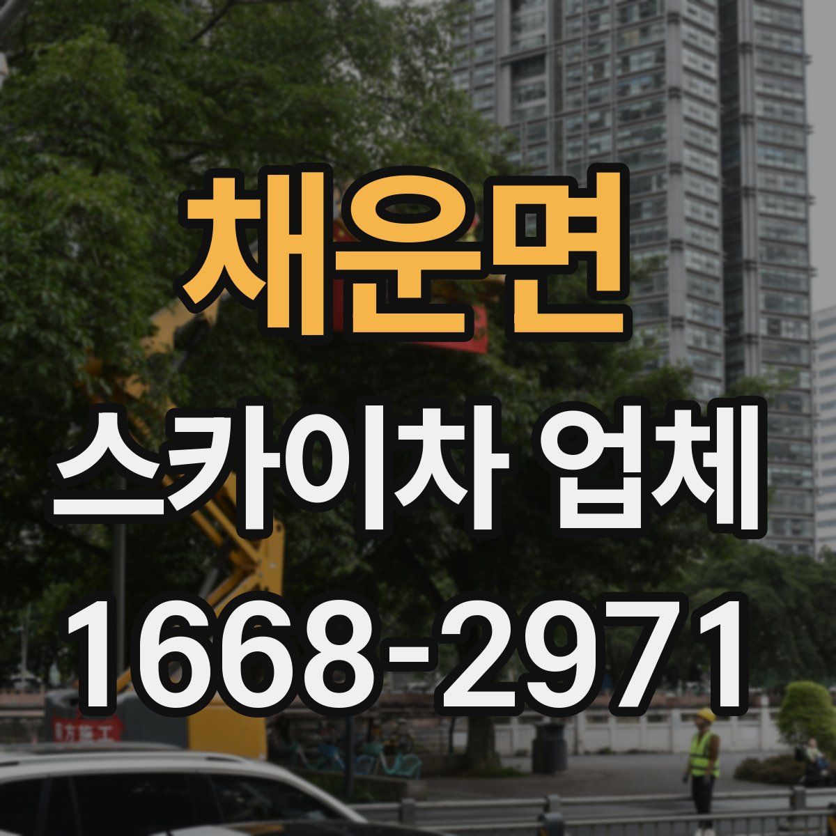 채운면 스카이차 업체