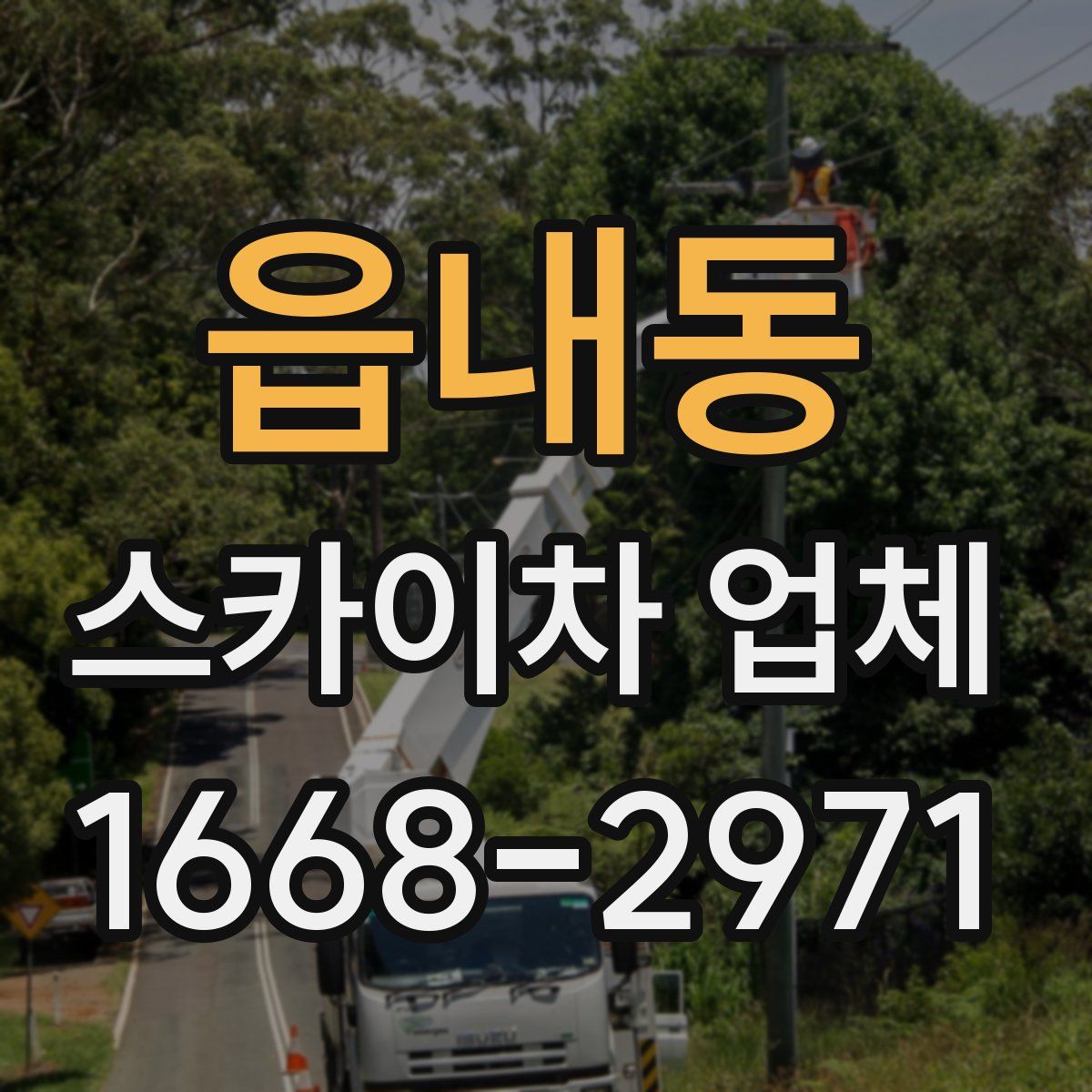 읍내동 스카이차 업체