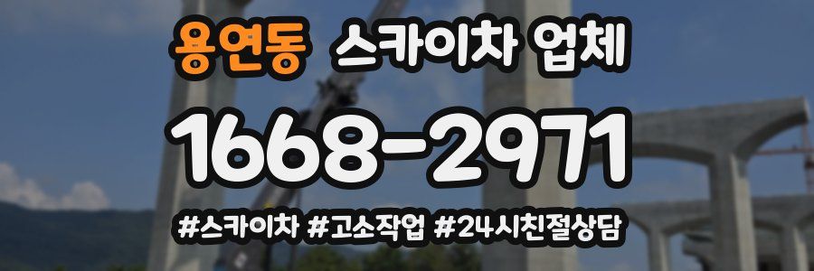 용연동 스카이차 업체