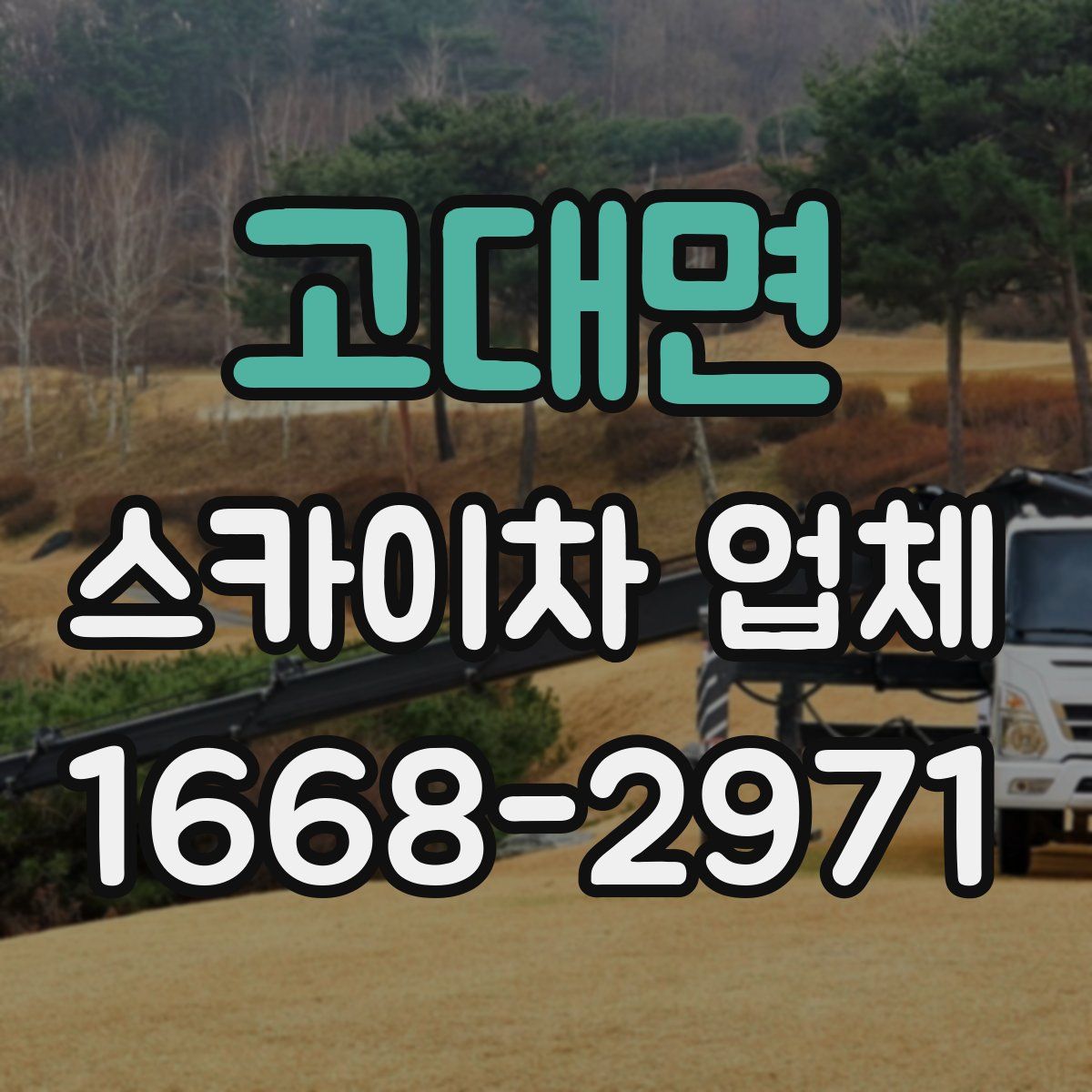 고대면 스카이차 업체