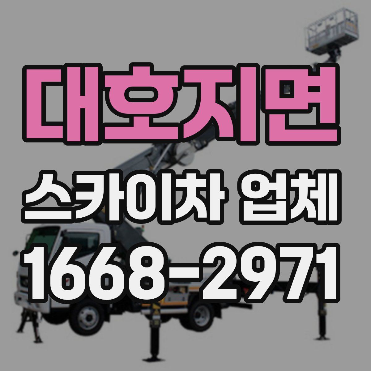 대호지면 스카이차 업체