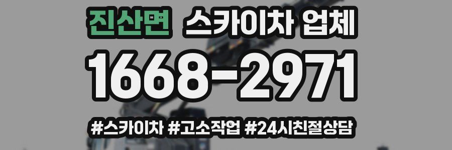 진산면 스카이차 업체