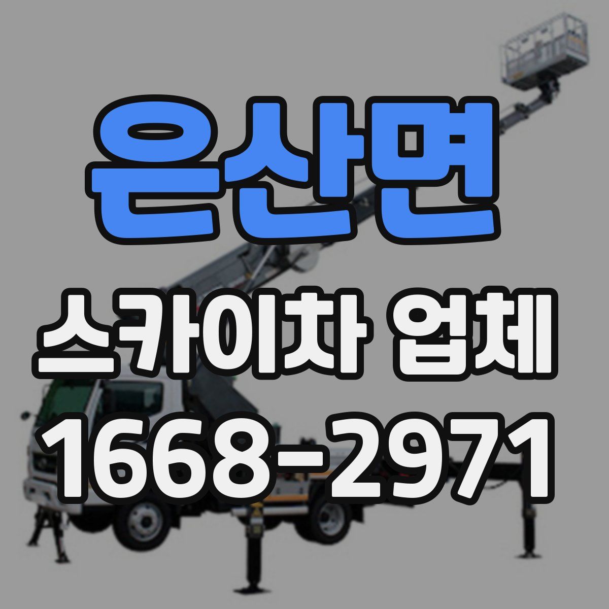 은산면 스카이차 업체
