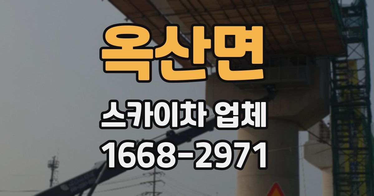 옥산면 스카이차 업체