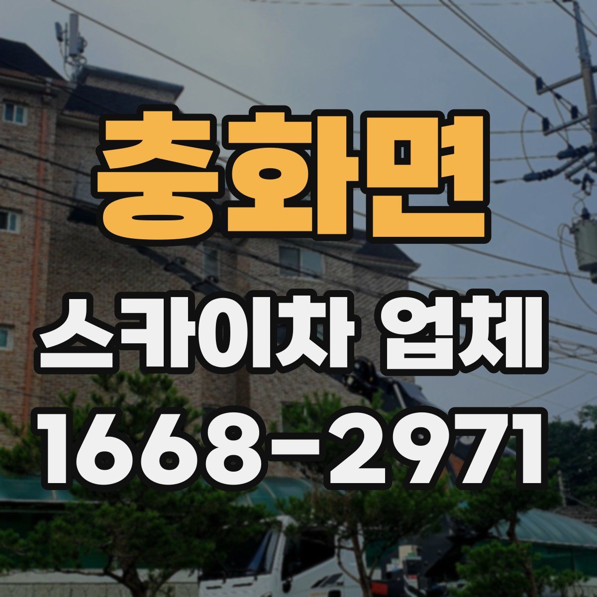충화면 스카이차 업체