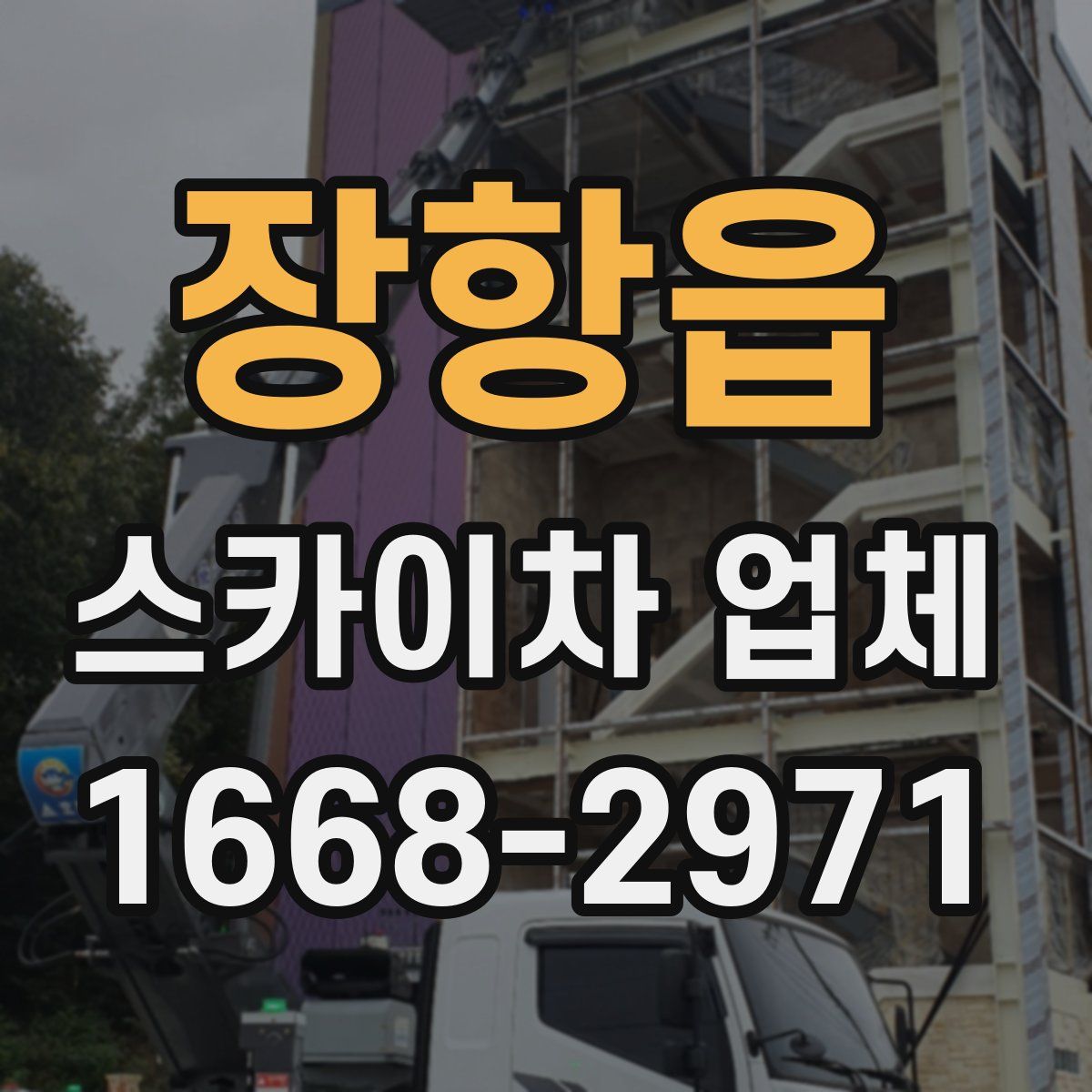 장항읍 스카이차 업체