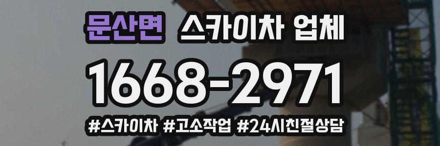 문산면 스카이차 업체