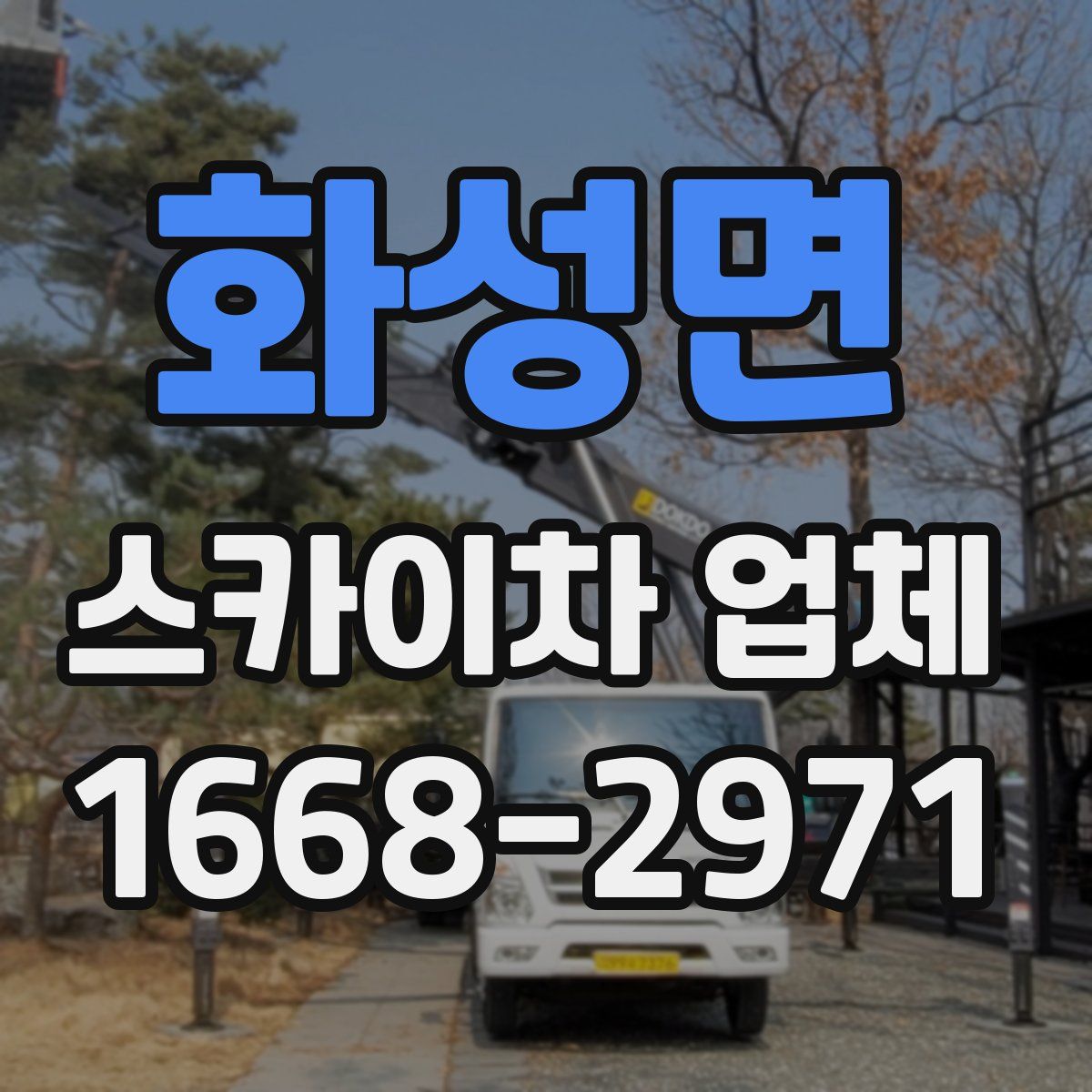 화성면 스카이차 업체