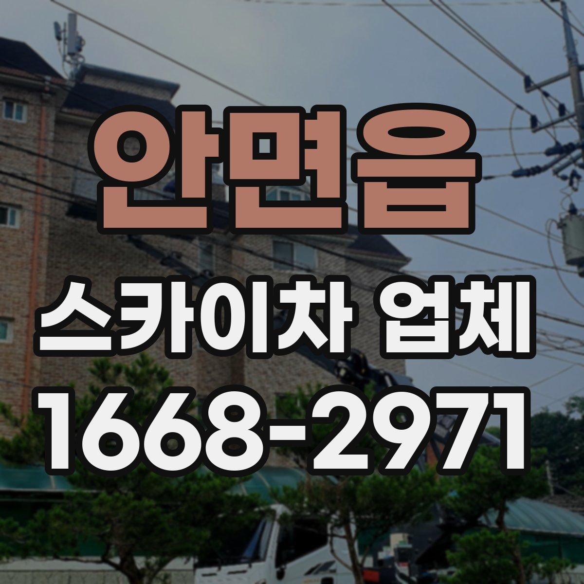 안면읍 스카이차 업체