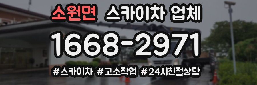 소원면 스카이차 업체