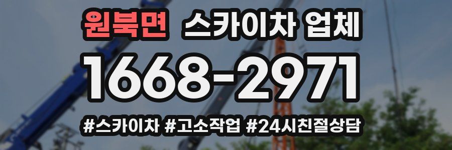 원북면 스카이차 업체