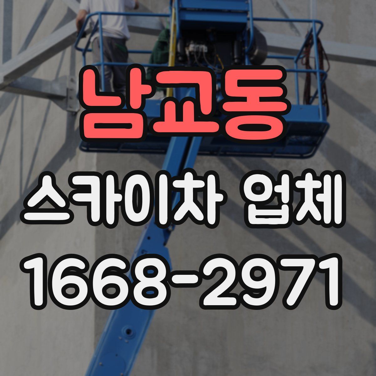 남교동 스카이차 업체