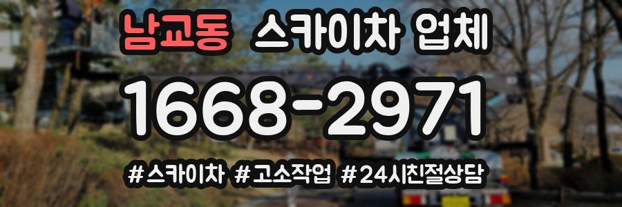 남교동 스카이차 업체