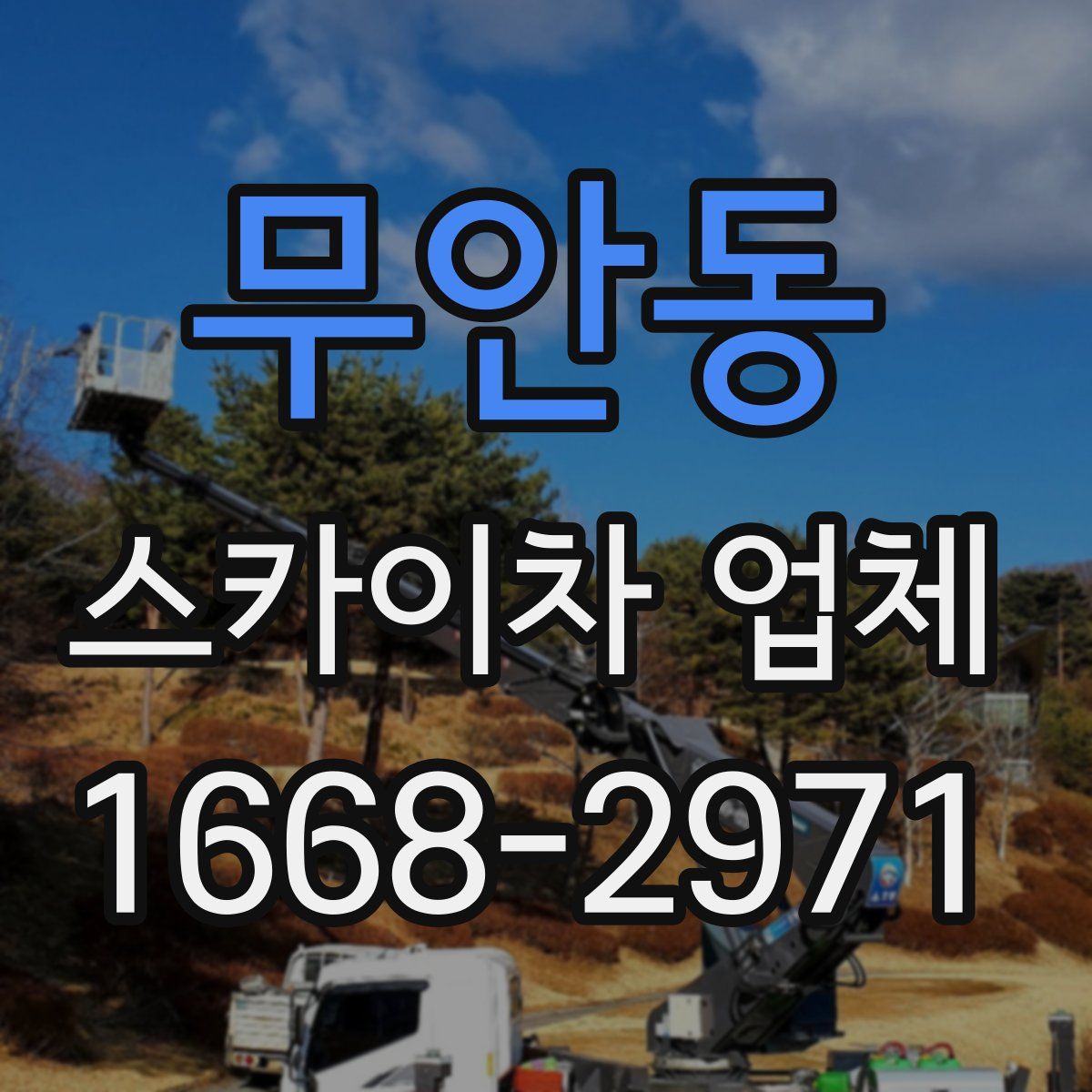 무안동 스카이차 업체