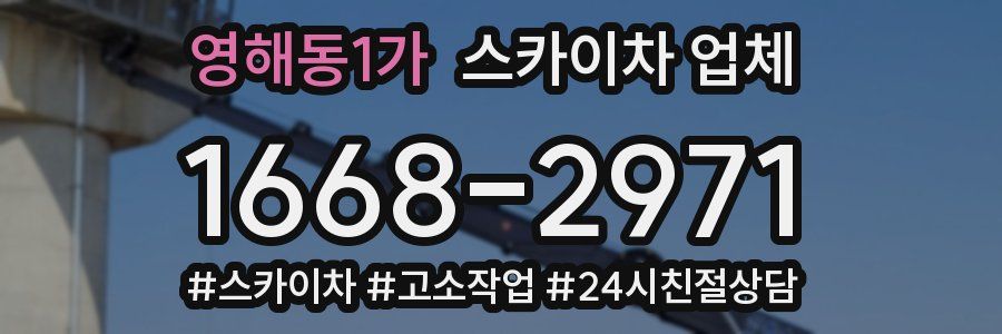 영해동1가 스카이차 업체