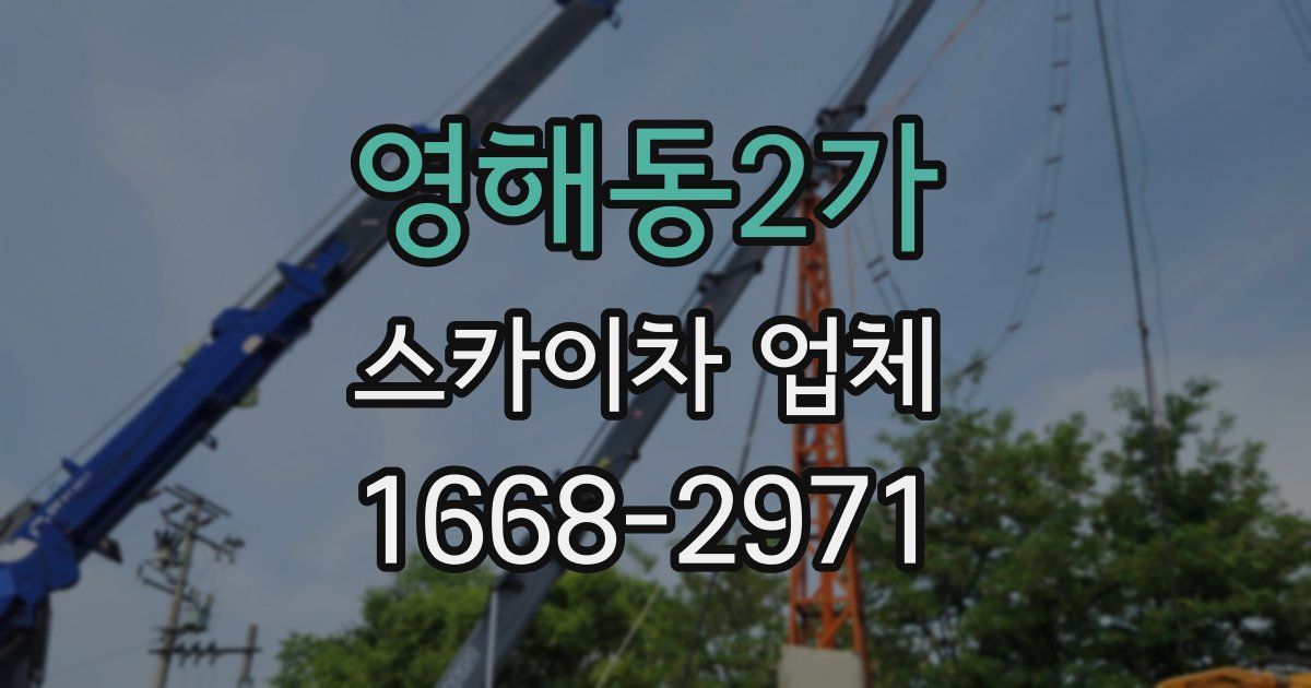 영해동2가 스카이차 업체