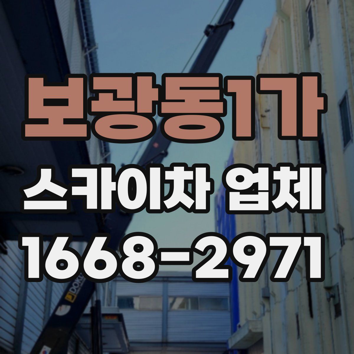 보광동1가 스카이차 업체