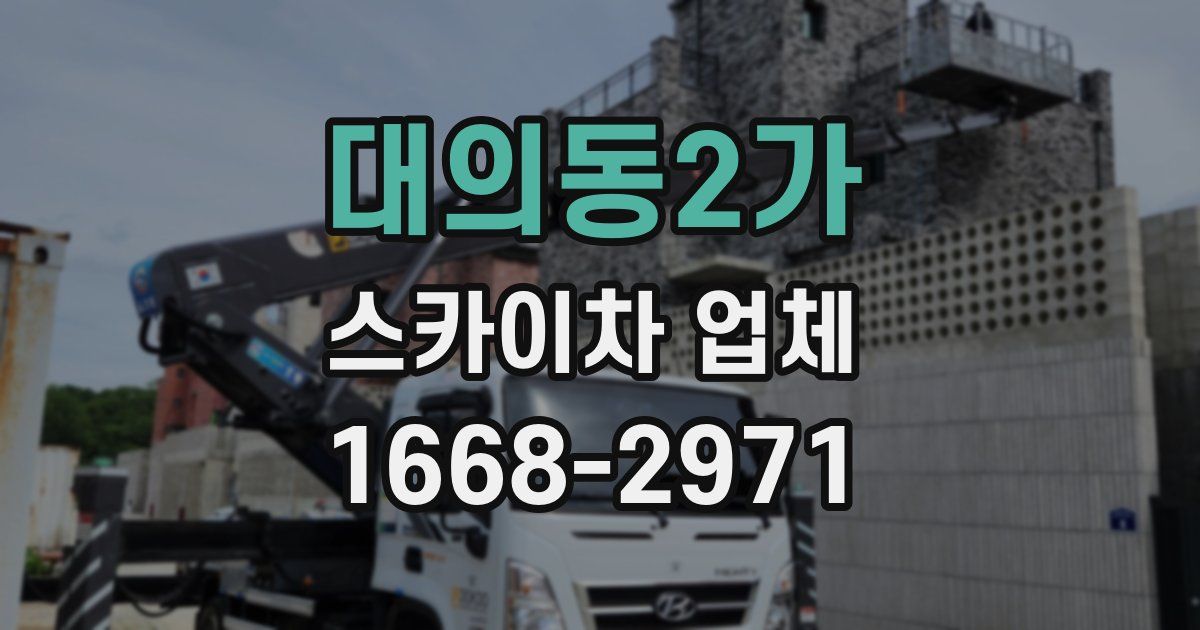 대의동2가 스카이차 업체