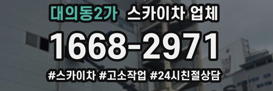 대의동2가 스카이차 업체