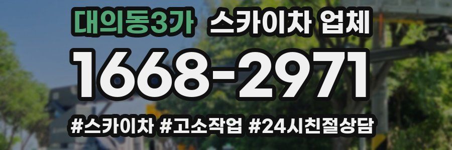 대의동3가 스카이차 업체